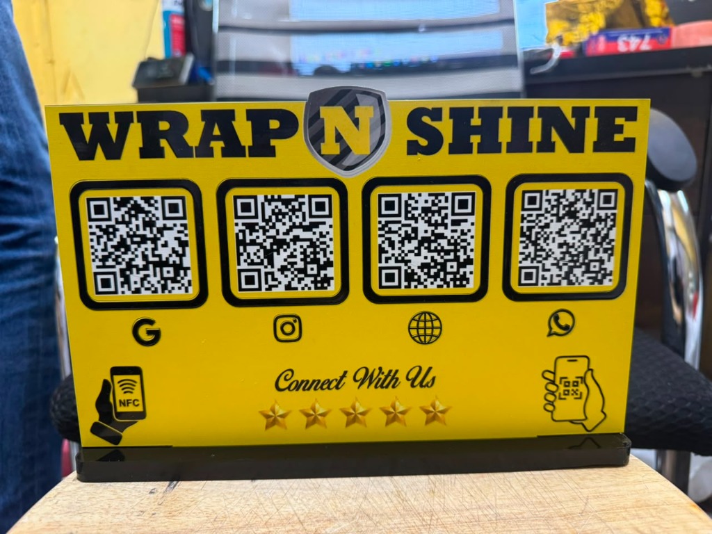QR Standee Client Work
