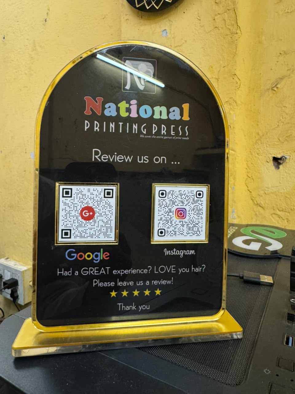 QR Standee Client Work