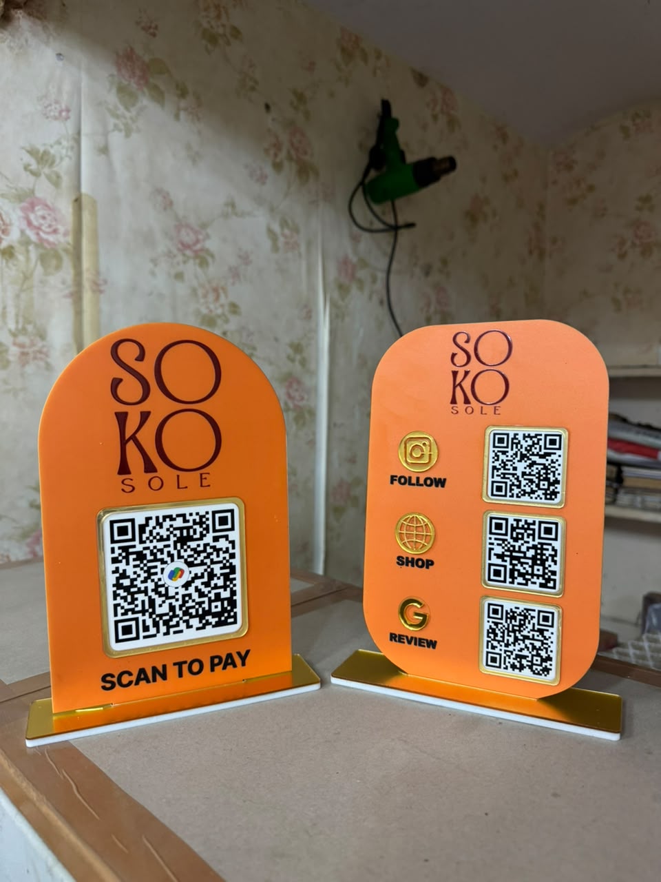 QR Standee Client Work